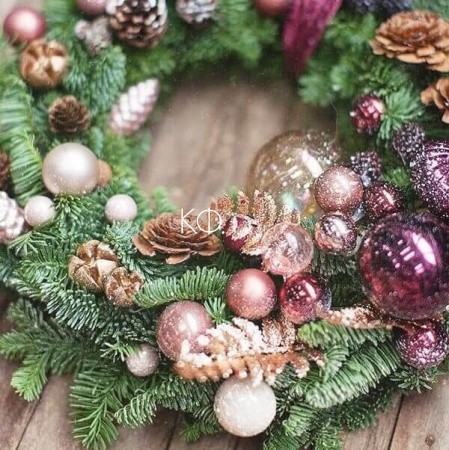 Рождественский венок #1 - фото