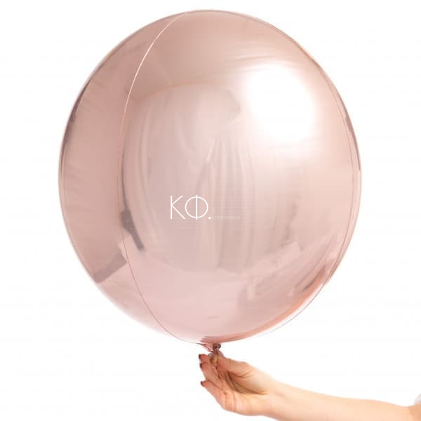 16 " Orb Шар 3D Розовое Золото - фото