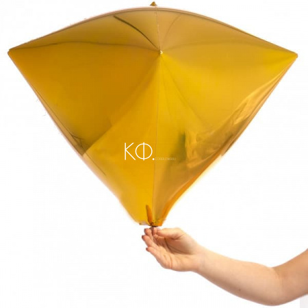 17 " Diamond Шар 3D Золото - фото