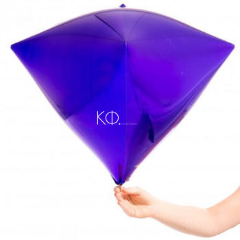 17 " Diamond Шар 3D Фиолетовый - фото