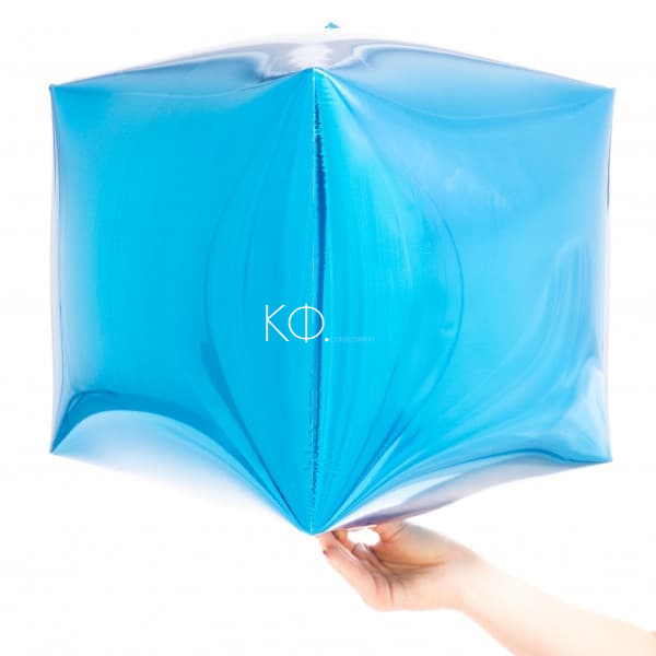 15 " Cube Шар 3D Синий - фото