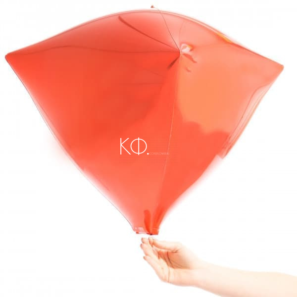 17 " Diamond Шар 3D Оранжевый - фото
